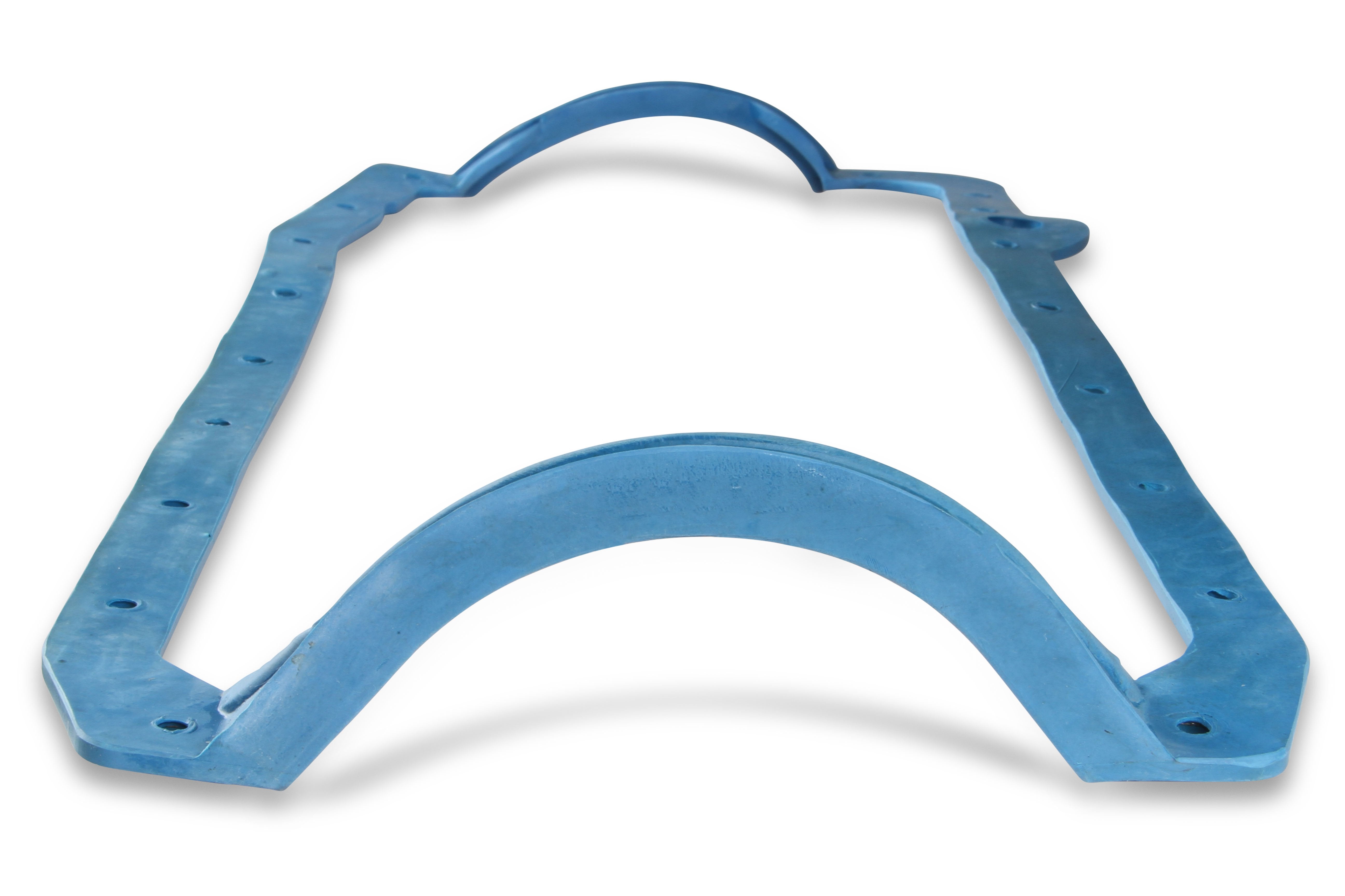 WEIAND ALUM OIL PAN KIT BLK SBC FINNED