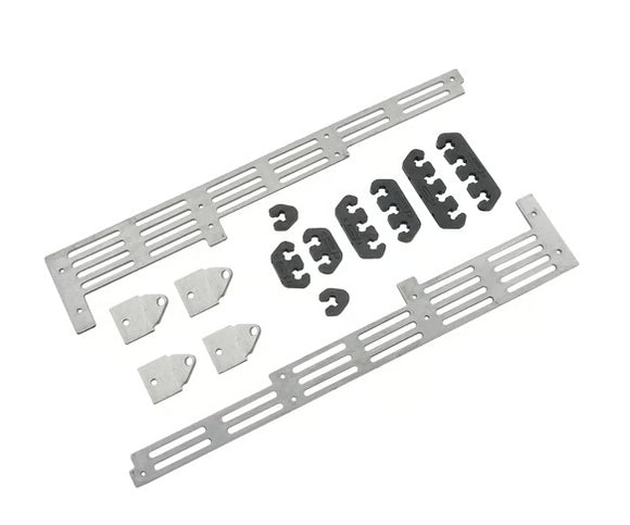Mr. Gasket Universal Spark Plug Wire Divider Set - Clear Anodized
