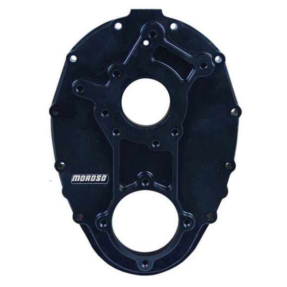 Moroso Chevrolet Small Block Timing Cover - Raised Cam - Sprint Car - Aluminum