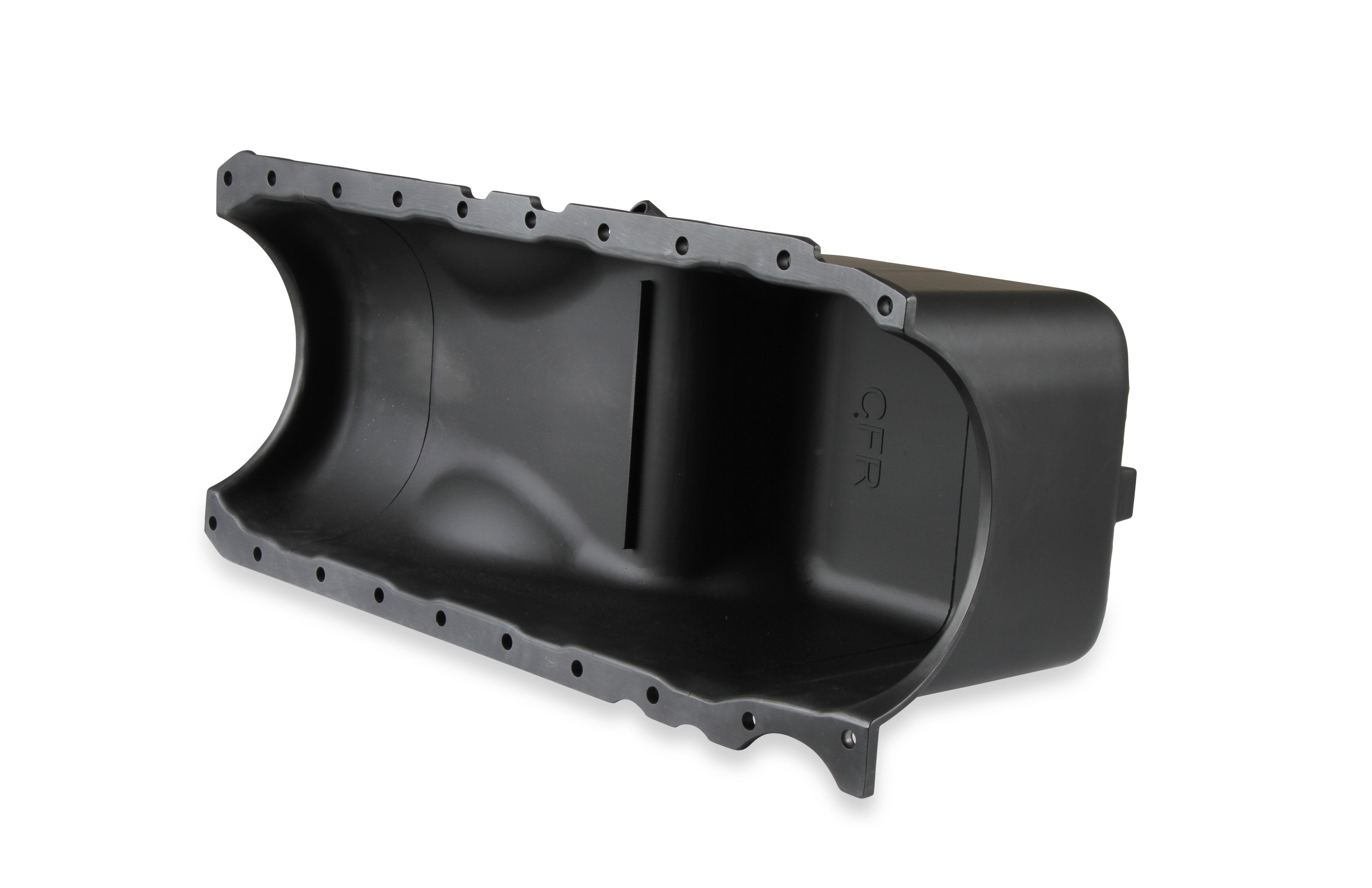 WEIAND ALUM OIL PAN KIT BLK BBC FINNED