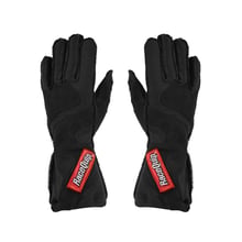 RACEQUIP SFI-5 BLK/BLK LRG OUTSEAM W/CLOSURE