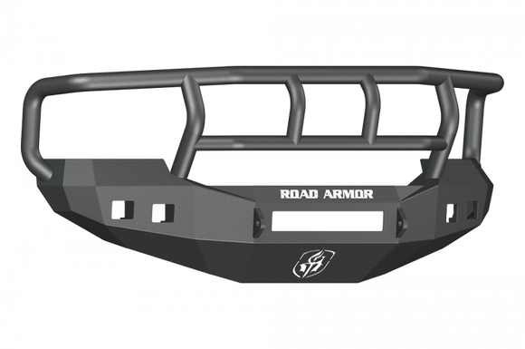 Road Armor 05-07 Ford F-250 Stealth Front Bumper w/Titan II Guard Wide Flare - Tex Blk