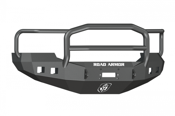 Road Armor 05-07 Ford F-250 Stealth Front Winch Bumper w/Lonestar Guard - Tex Blk