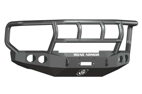 Road Armor 08-10 Ford F-250 Stealth Front Winch Bumper Titan II GuardWide Flare - Tex Blk