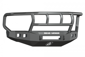 Road Armor 08-10 Ford F-250 Stealth Front Bumper w/Titan II Guard Wide Flare - Tex Blk