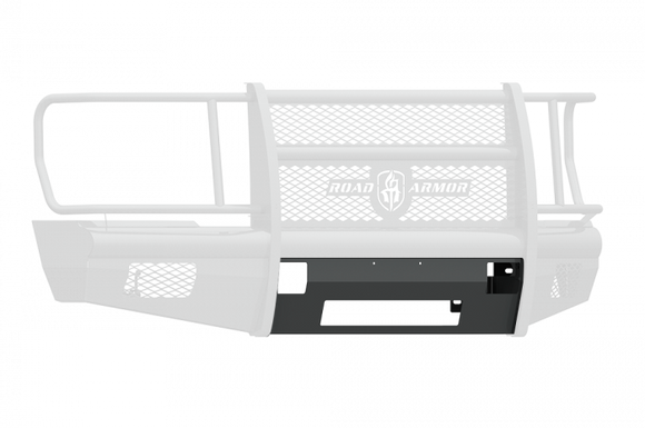 Road Armor 08-10 Ford F-250 Vaquero Front Non-Winch Plate - Tex Blk