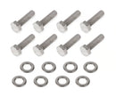 Mr. Gasket Timing Cover Bolt Set - Polished Stainless Steel Fits GM LS Engines-1