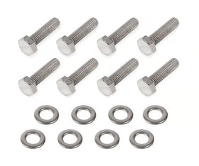 Mr. Gasket Timing Cover Bolt Set - Polished Stainless Steel Fits GM LS Engines