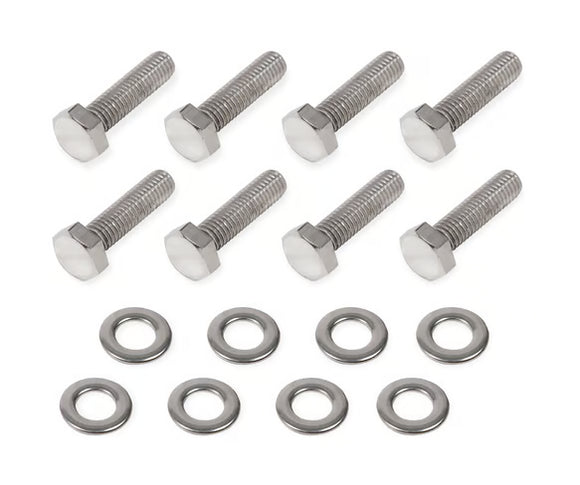 Mr. Gasket Timing Cover Bolt Set - Polished Stainless Steel Fits GM LS Engines