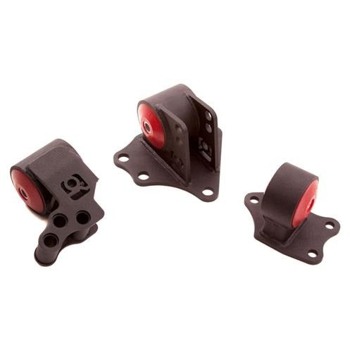 Innovative 95-99 Mitsubishi Eclipse 4G63 / 4G64 Black Steel Mounts 75A Bushings