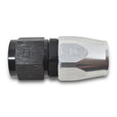 Russell Performance -4 AN Black/Silver Straight Full Flow Hose End-1