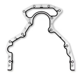 Mr. Gasket Rear Main Cover Gasket - Molded Rubber with Aluminum Carrier Fits 1997-2019 GM LS Engines