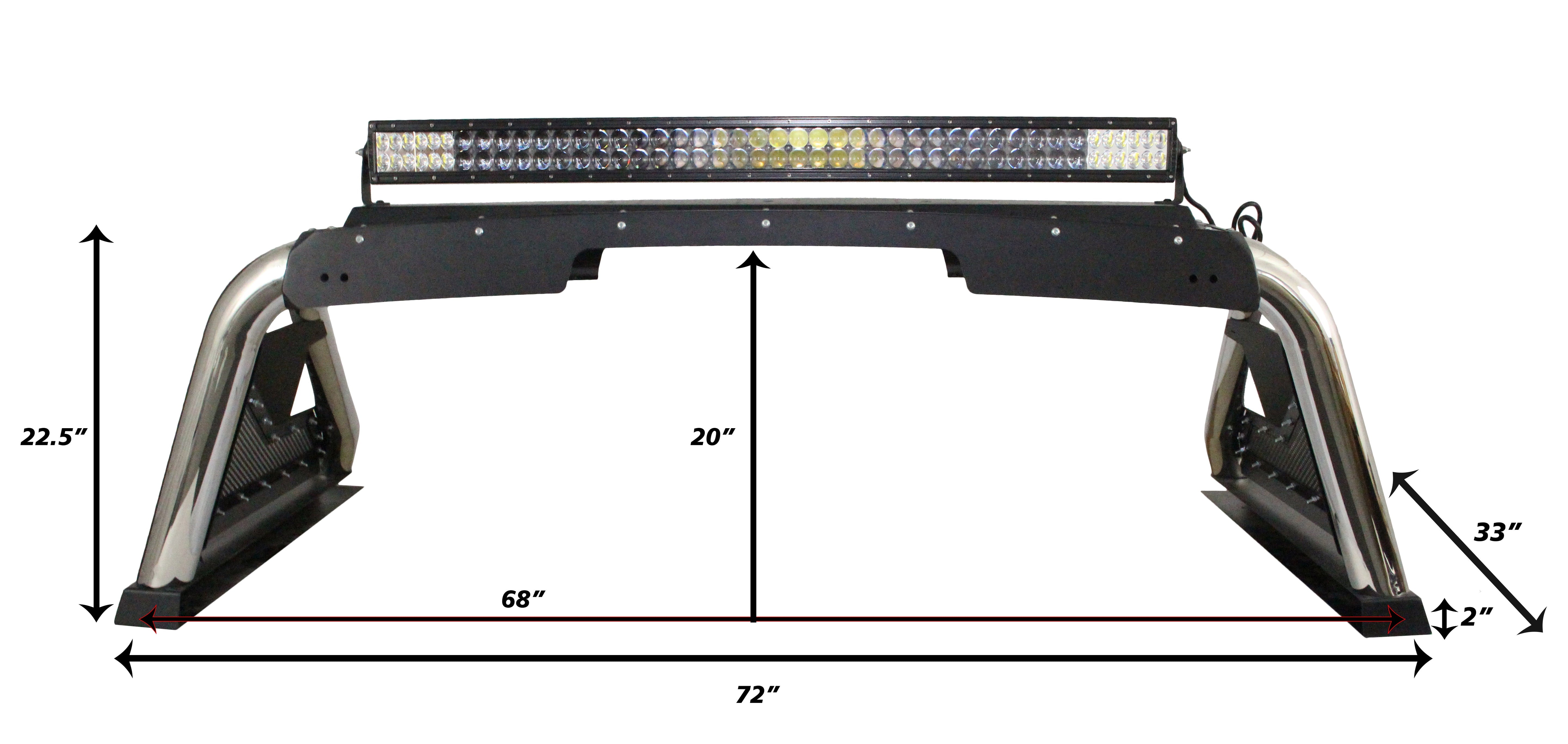 Go Rhino 07-20 Toyota Tundra Sport Bar 2.0 (Full Size) - SS - 0