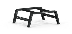 Road Armor Universal 5-1/2-6ft Full-Size Beds TRECK Adj Bed Rack - Tex Blk (w/o Brackets)