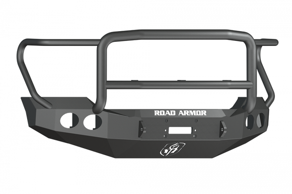 Road Armor 11-16 Ford F-250 Stealth Front Winch Bumper w/Lonestar Guard - Tex Blk