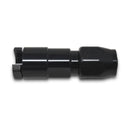 Russell Performance 5/16in SAE Quick Disc Female to -6 Hose Black Straight Degree Hose End-1