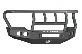 Road Armor 11-16 Ford F-250 Stealth Front Bumper w/Titan II Guard Wide Flare - Tex Blk