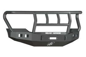 Road Armor 11-16 Ford F-250 Stealth Front Winch Bumper w/Titan II Guard Wide Flare - Tex Blk