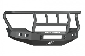 Road Armor 11-16 Ford F-250 Stealth Front Bumper w/Titan II Guard Standard Flare - Tex Blk