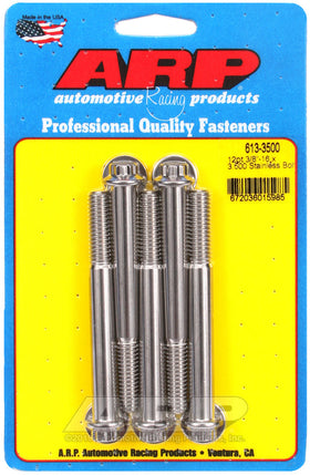3/8-16 X 3.500 SS 3/8 12PT 5PK