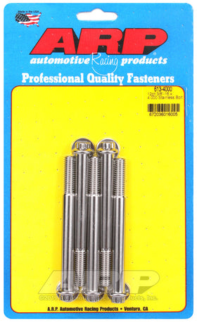 ARP 3/8in - 16 x 4.000 12pt SS Bolts (5/pkg)