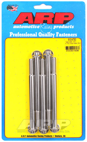 3/8-16 X 4.750 SS 3/8 12PT 5PK