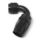 Russell Performance -6 AN Black 120 Degree Full Flow Swivel Hose End-1