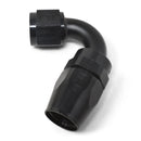 Russell Performance -8 AN Black 120 Degree Full Flow Swivel Hose End-1