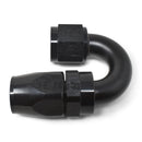 Russell Performance -8 AN Black 180 Degree Full Flow Swivel Hose End-1