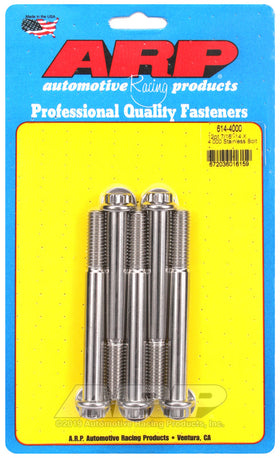 7/16-14 X 4.000 SS 12PT 5PK