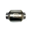 Stainless Bros 2.5in Inlet/Outlet 4.6in Body x 7in OAL SS304 Lightweight Race Muffler - Matte Finish-1