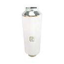 Stainless Bros 17in Overall Length 4in SS304 Polished Finish Lightweight Race Muffler-1