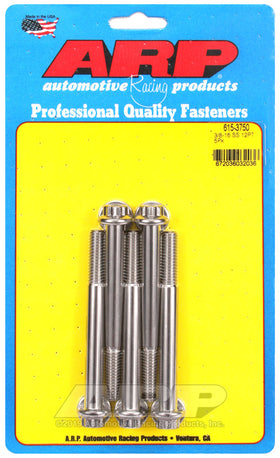 3/8-16 X 3.750 SS 12PT 5PK