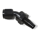 Russell Performance -10 AN 45 Degree Hose End Without Socket - Black-1