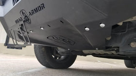 Road Armor 15-17 Ford F150 SPARTAN Front Bumper Bolt-On Skid Plate - Tex Blk - 0