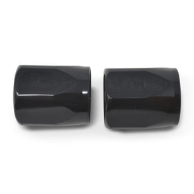 Russell Performance 2-Piece -6 AN Full Flow Swivel Hose End Sockets (Qty 2) - Polished and Black