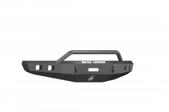 Road Armor 15-17 Ford F-150 Stealth Front Winch Bumper w/Pre-Runner Guard - Tex Blk