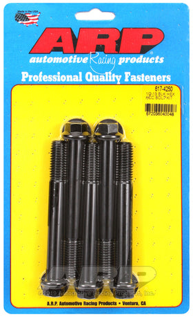 1/2-13 X 4.250 BLK HEX 5PK