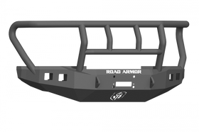 Road Armor 17-20 Ford F-250 Stealth Wide Fender Front Winch Bumper w/Titan II Guard - Tex Blk