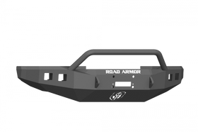 Road Armor 17-20 Ford F-250 Stealth Wide Fender Front Winch Bumper w/Pre-Runner Guard - Tex Blk
