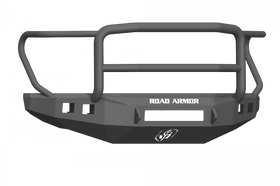 Road Armor 17-20 Ford F-250 Stealth Wide Fender Flare Front Bumper w/Lonestar Guard - Tex Blk