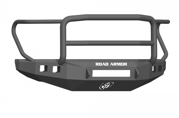 Road Armor 17-20 Ford F-250 Stealth Wide Fender Flare Front Bumper w/Lonestar Guard - Tex Blk