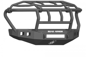 Road Armor 17-20 Ford F-250 Stealth Front Bumper w/Intimidator Guard - Tex Blk