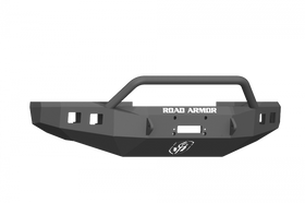 Road Armor 17-20 Ford F-250 Stealth Front Winch Bumper w/Pre-Runner Guard - Tex Blk