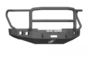 Road Armor 17-20 Ford F-250 Stealth Front Winch Bumper w/Lonestar Guard - Tex Blk