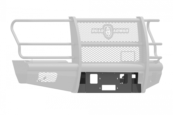 Road Armor 17-20 Ford F-250 Vaquero Front Winch Plate - Tex Blk