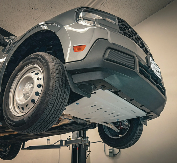 RIVAL Gen2 Aluminum Engine Skid Plate 2021-2025 Ford Maverick 2WD AWD Including Lobo Except Tremor