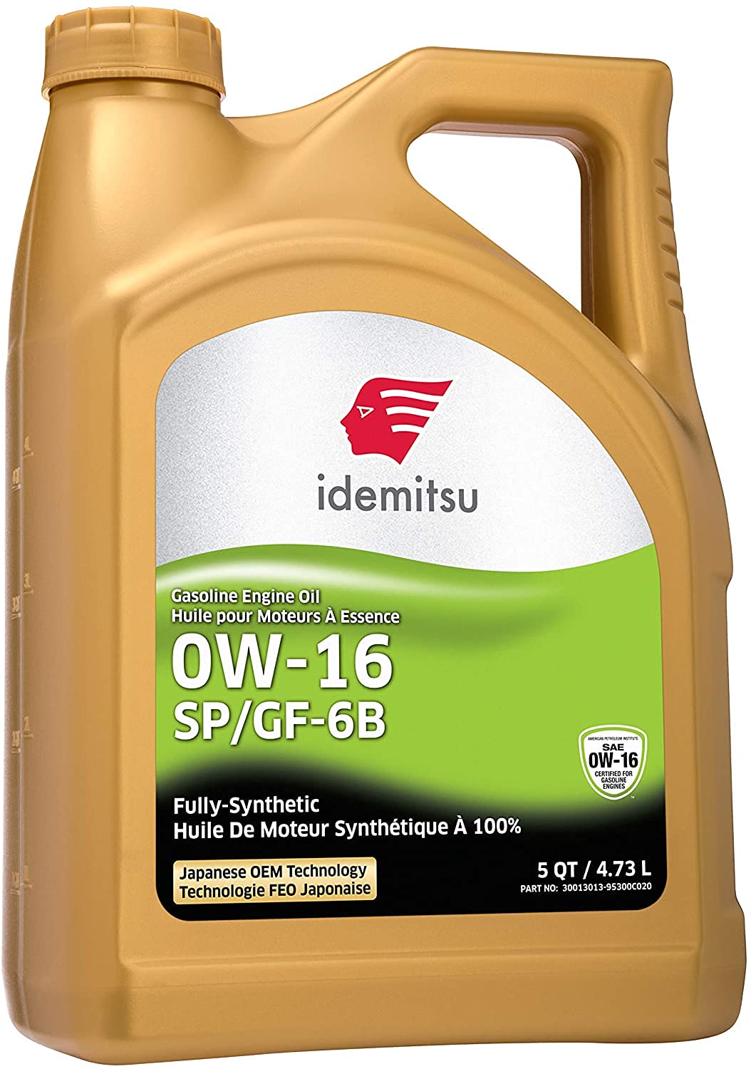 IDEMITSU Full Synthetic Engine Oil 0W-16 GF-6 5 QT