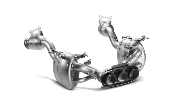 Akrapovic 10-15 Ferrari 458 Italia/458 Spyder Slip-On Line (Titanium) w/ Carbon Tips