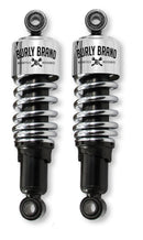 Burly Brand FLH Shocks - Chrome-1